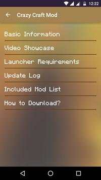 Crazy craft Mod for Minecraft screenshot 1