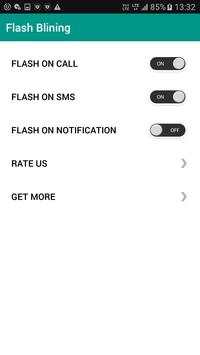 Flash Blinking On Call & SMS screenshot 3
