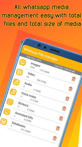 File manager for Whatsapp screenshot 1