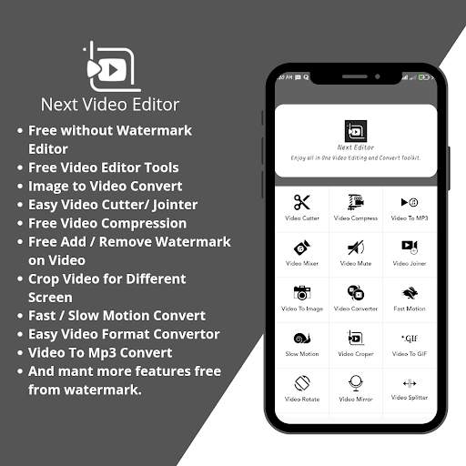 Next Editor : Video Edit, Cut, Trim, Join, Convert screenshot 1