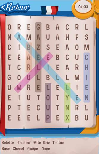 Mots Mêlés Word Search screenshot 2