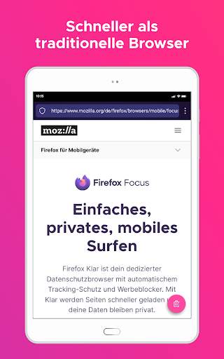Firefox Klar Browser screenshot 11