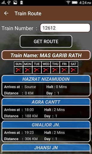 Live Indian Train Status - PNR Status & Enquiry screenshot 5