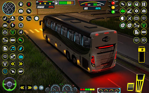 US Coach Bus Driving Bus Game screenshot 4