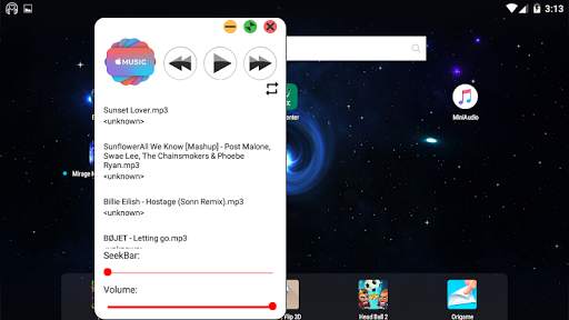 Background Music Player screenshot 1