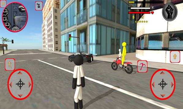 Bat Stickman Rope Hero - Amazing bat Fight screenshot 10