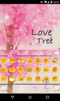 Emoji Keyboard-Love Tree screenshot 3