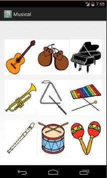 Instrumentos musicais crianças screenshot 1