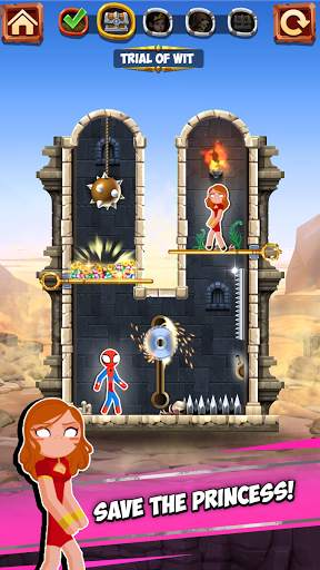 Spider Hero - Rescue Game & Pin Pull screenshot 1