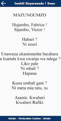 Swahili Kinyarwanda 1 (Demo) скриншот 6