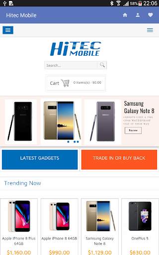 Hitec Mobile Online Shopping App screenshot 1