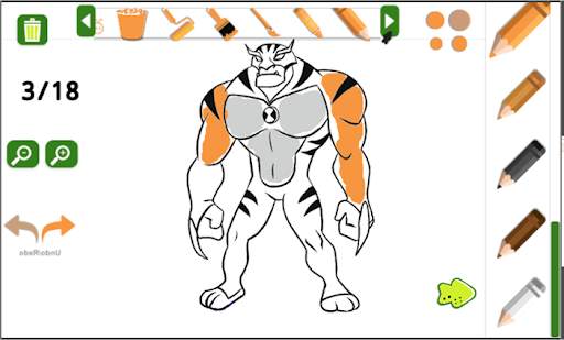 Ben Coloring 10 Heros Ultimate screenshot 1