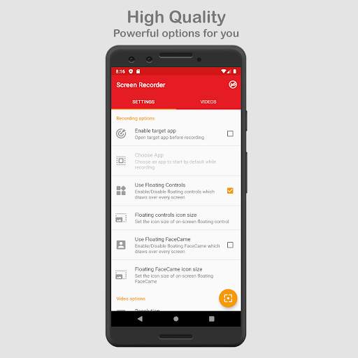 Mini Screen Recorder - REC Video Record स्क्रीनशॉट 7