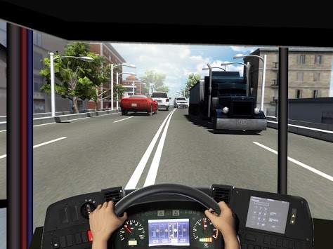 Racing In Bus - Traffic Racer screenshot 6