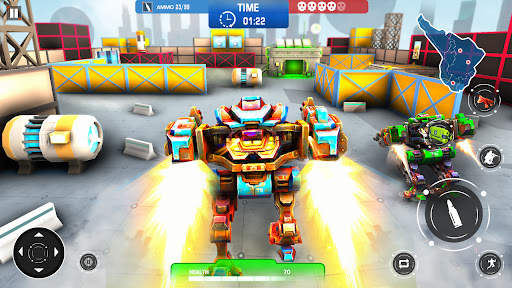 Mech Shooter Actions - Robo Strike Showdown screenshot 2