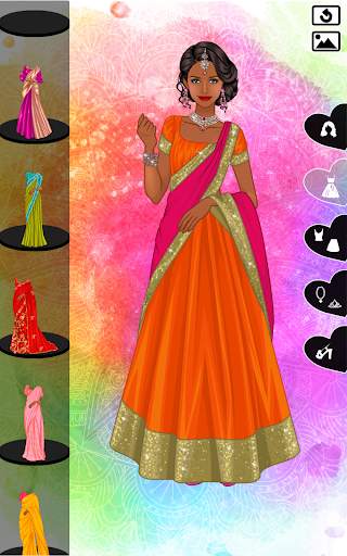 Indian Sari dress up screenshot 8