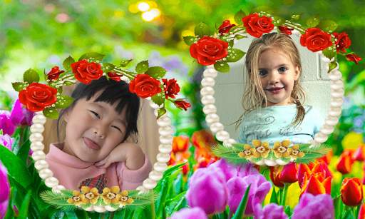 Beautiful Garden Dual Photo Frame Application screenshot 13