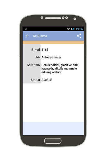 E-kodları Gıda Katkı Maddeleri screenshot 3