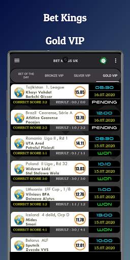 Bet Kings UK - Correct Scores/HTFT (No Ads) screenshot 13