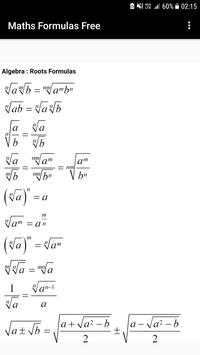 Maths Formulas Free скриншот 3