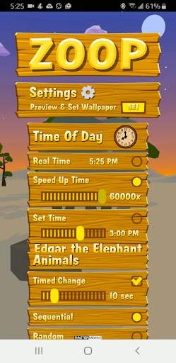ZOOP 3D Animal Live Wallpaper screenshot 2