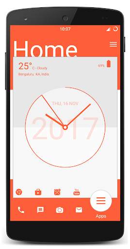 Analog Clock Launcher -Applock screenshot 6