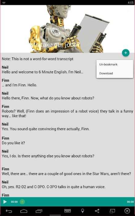 Learning English with BBC скриншот 11