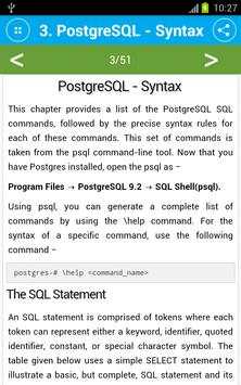 Free PostgreSQL Tutorial screenshot 4