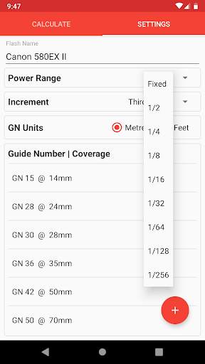 Manual Flash Calculator (Free) screenshot 4