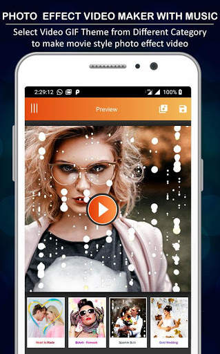 Photo Effect Animated Video Maker : Photo To Video скриншот 1