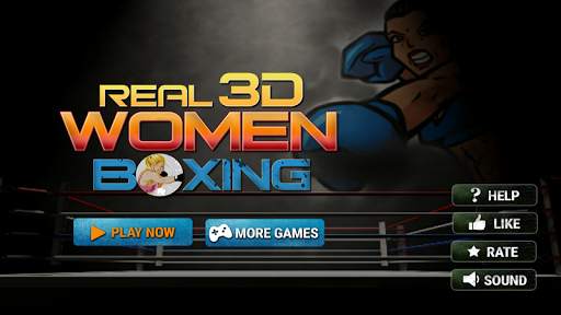 Real 3D Women Boxing screenshot 1