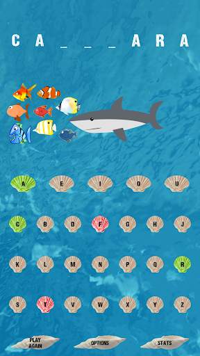 Hangman (Shark Attack) screenshot 3