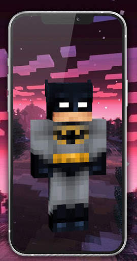 Skin Batman for Minecraft PE screenshot 2