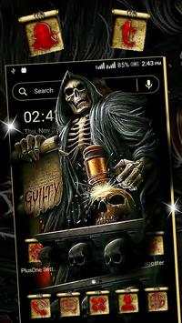 Devil Skeleton Launcher Theme screenshot 2