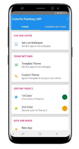 Colorful Painting Live Wallpaper screenshot 1