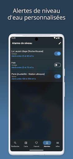RiverApp - Niveau des rivières screenshot 4