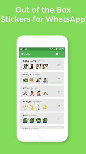 WApp Stickers Pack - Create Stickers for WApp screenshot 1