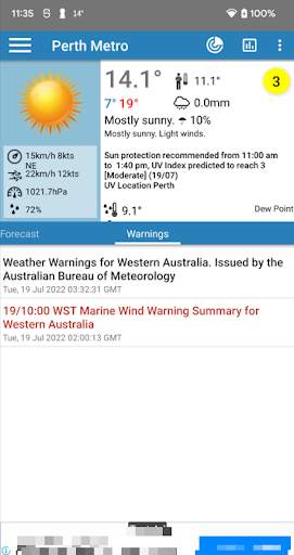 Au Weather screenshot 3