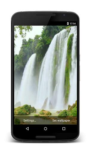 Real Waterfall Live Wallpaper screenshot 1