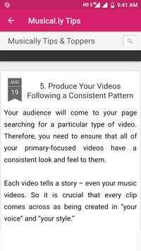 Musical.ly Tips screenshot 6