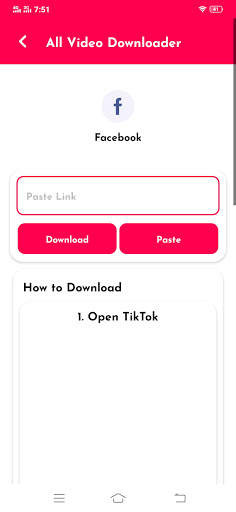 Vidmedia downloader for All social media screenshot 1