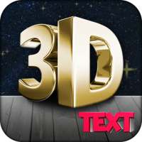 3D Text on Photo