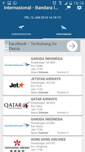 Indonesia Flight Status скриншот 4