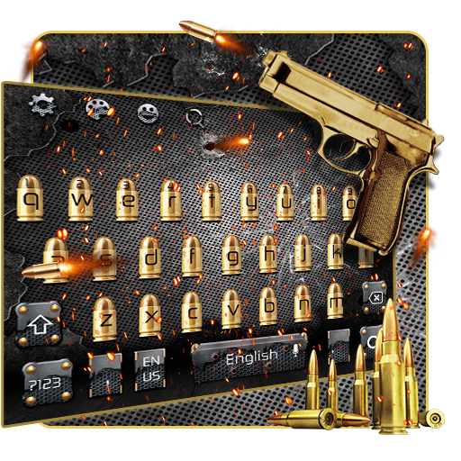 Shooting Gun Keyboard icon