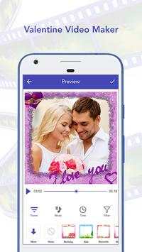 Valentine Video Maker screenshot 1