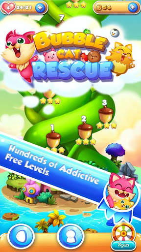 Bubble Cat Rescue screenshot 2