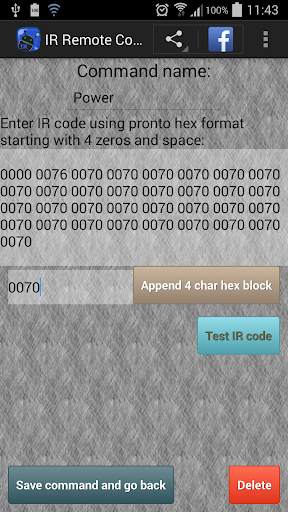 IR Remote Control screenshot 7