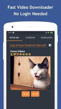 FB Video Downloader Lite   HD Videos & No Login screenshot 1