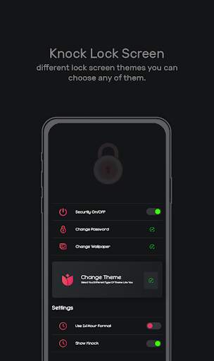 Screen Lock App - knock lock 1 تصوير الشاشة