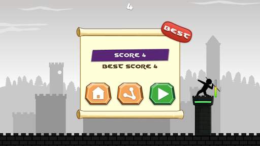 Epicka walka Stickman Knight Hero: Wieża Javelin screenshot 5